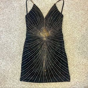 Angela & Allison beaded homecoming dress